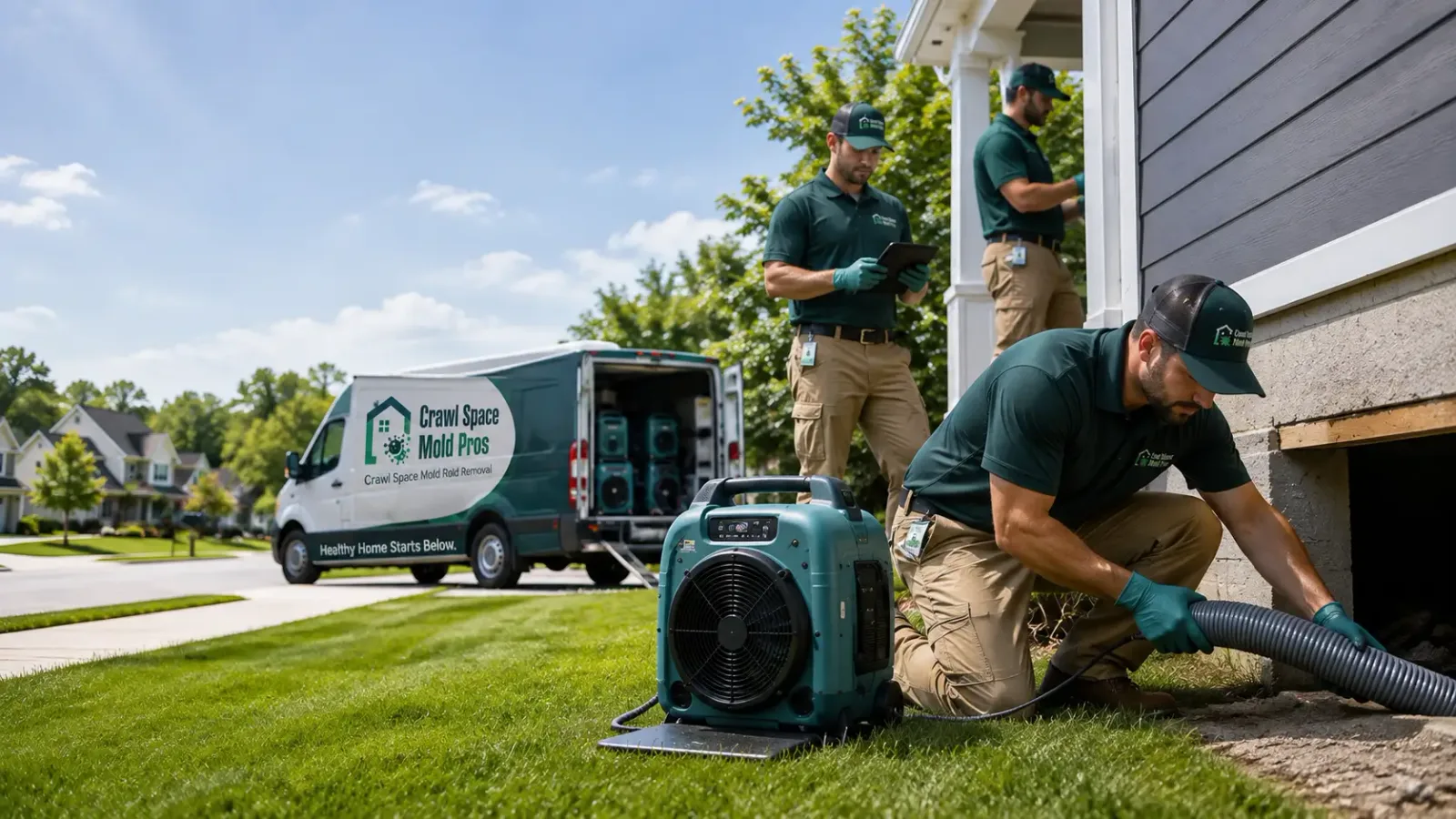 Crawl Space Mold Removal in Rockport, IL
